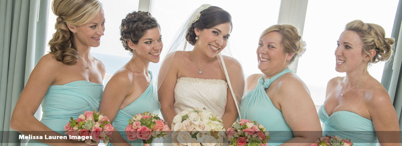 picture of bridal party's hair and makeup