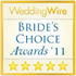 KyleLynn Weddings - Winner of the 2011 WeddingWire Network Brides Choice Award
